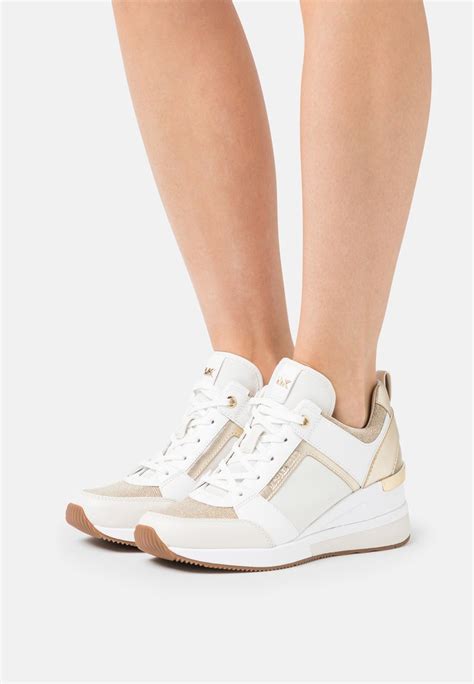 michael kors georgie trainer gold|Michael Kors georgie trainer sneakers.